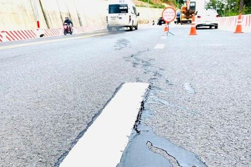 Lâm Đồng ra 'tối hậu thư' khắc phục lún, nứt mặt đường đèo Prenn