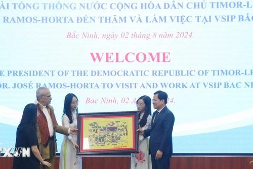 Tổng thống Timor-Leste thăm và làm việc tại Khu Công nghiệp VSIP Bắc Ninh