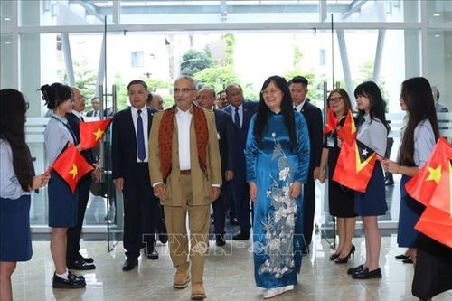 Tổng thống Timor-Leste giao lưu với sinh viên Học viện Ngoại giao