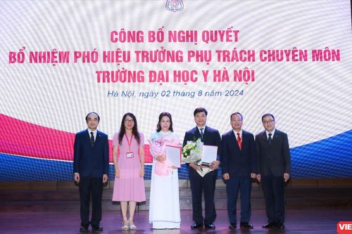 Trường Đại học Y Hà Nội có thêm 2 Phó hiệu trưởng phụ trách chuyên môn