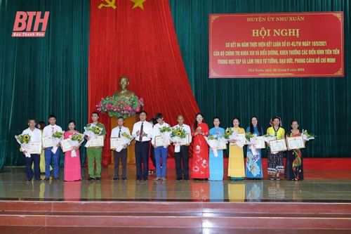 Như Xuân: Nhiều cách làm hay, sáng tạo, thiết thực, hiệu quả trong học tập và làm theo Bác