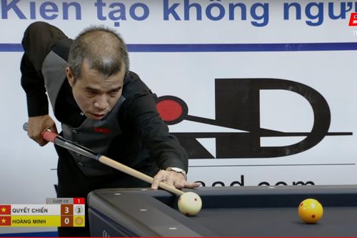 Giải billiards carom 3 băng quốc tế Bình Dương: Trần Quyết Chiến vào tứ kết, Phương Vinh thành cựu vương