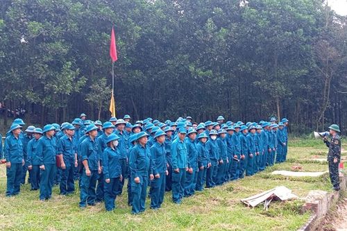 Làm tốt nhiệm vụ huấn luyện dân quân tự vệ