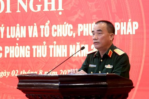 Tập huấn, bồi dưỡng lý luận và tổ chức, phương pháp diễn tập KVPT tỉnh năm 2024