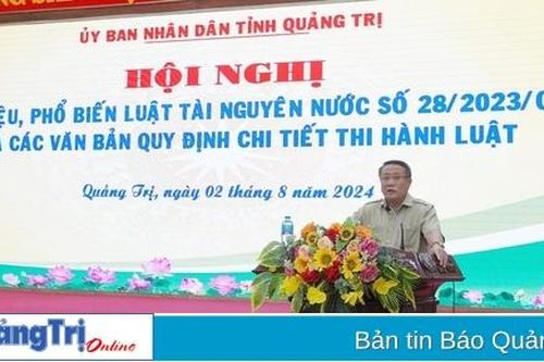 Giới thiệu, phổ biến Luật Tài nguyên nước