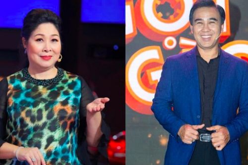 Phản ứng của Quyền Linh - Hồng Vân khi bị hỏi là 'người yêu cũ trong nghệ thuật'