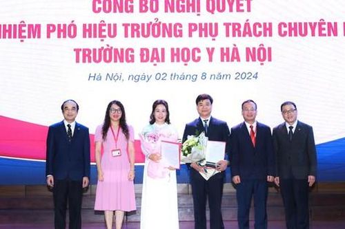 Trường Đại học Y Hà Nội có thêm hai Phó Hiệu trưởng