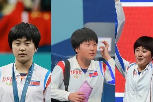 Khoảnh khắc đáng yêu của VĐV bóng bàn Triều Tiên tại Olympic Paris 2024