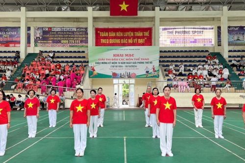 Quận Thanh Xuân: hơn 1.000 vận động viên tham gia giải thể thao