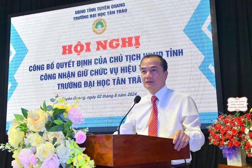 Trường Đại học Tân Trào có tân hiệu trưởng