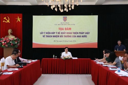 Tọa đàm góp ý đề xuất hoàn thiện chính sách, pháp luật về trách nhiệm bồi thường của Nhà nước