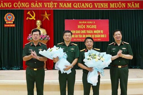 Bổ nhiệm Chánh án Tòa án quân sự Quân khu 3