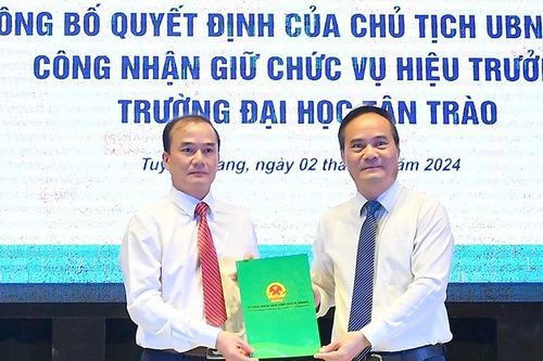 Tuyên Quang công nhận hiệu trưởng trường Đại học Tân Trào