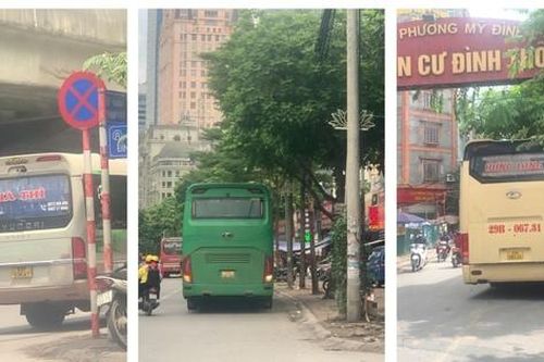 Hà Nội: Xe hợp đồng 'diễu phố', đón trả khách trong phố giờ cấm