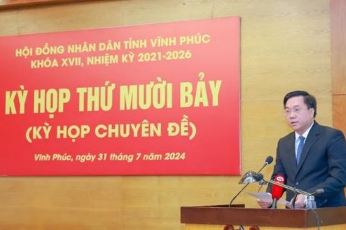 Thủ tướng Chính phủ phê chuẩn kết quả bầu Chủ tịch UBND tỉnh Vĩnh Phúc