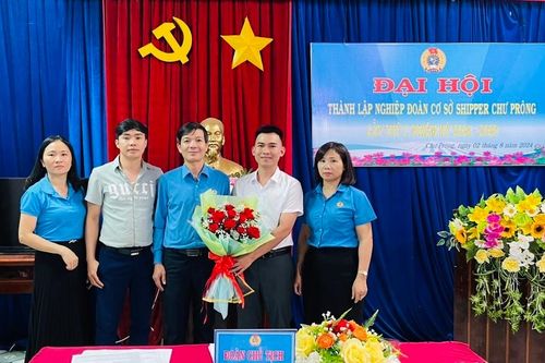 Đại hội thành lập Nghiệp đoàn cơ sở Shipper Chư Prông lần thứ I
