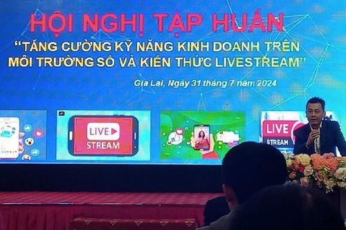 Gia Lai tập huấn kỹ năng kinh doanh trên môi trường số và kiến thức livestream