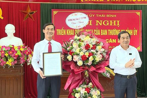 Thái Bình: Triển khai quyết định của Ban Thường vụ Tỉnh ủy về công tác cán bộ
