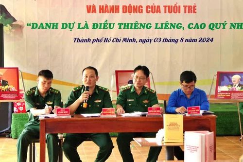 Thanh niên Cần Giờ, Thành phố Hồ Chí Minh tọa đàm: 'Danh dự là điều thiêng liêng, cao quý nhất'