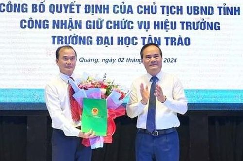Trường Đại học Tân Trào có tân Hiệu trưởng