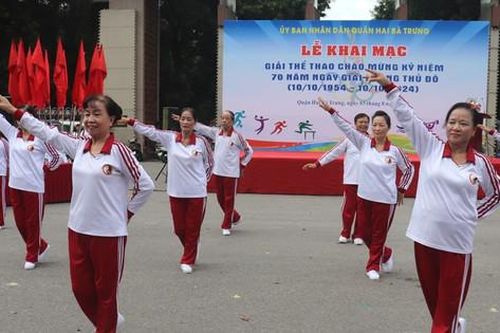 Hơn 3.000 VĐV tham gia giải các môn thể thao chào mừng 70 năm Giải phóng Thủ đô
