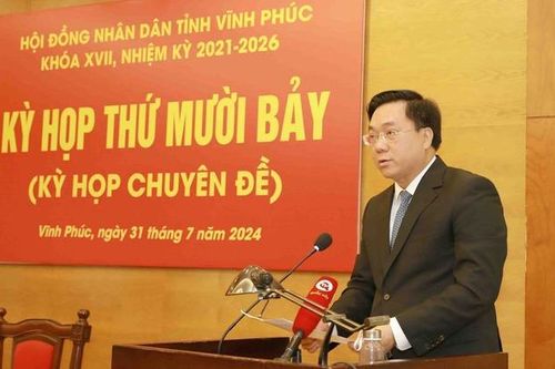 Thủ tướng phê chuẩn kết quả bầu ông Trần Duy Đông làm Chủ tịch tỉnh Vĩnh Phúc