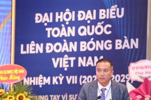 Ông Nguyễn Xuân Vũ tái đắc cử Chủ tịch Liên đoàn bóng bàn Việt Nam