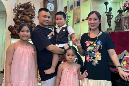 NSND Tự Long hạnh phúc bên vợ và 3 con, diễn viên Ngọc Huyền khác lạ