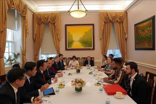Ủy viên Bộ Chính trị Nguyễn Xuân Thắng thăm và làm việc tại Hoa Kỳ