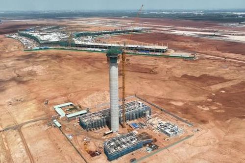 Cận cảnh 'hình dáng' sân bay Long Thành sau hơn 3 năm xây dựng