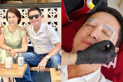 NSƯT Chí Trung xăm chân mày ở tuổi 63: Tôi quyết định phải đẹp hơn