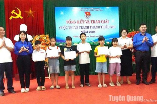 57 tác phẩm đạt giải tại Cuộc thi vẽ tranh thanh thiếu nhi năm 2024
