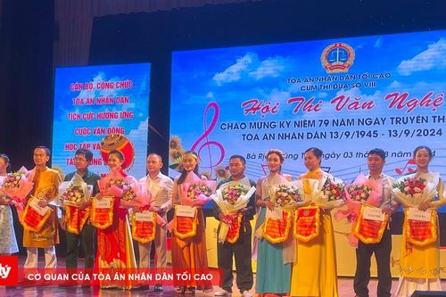 Hội thi văn nghệ chào mừng 79 năm ngày Truyền thống TAND