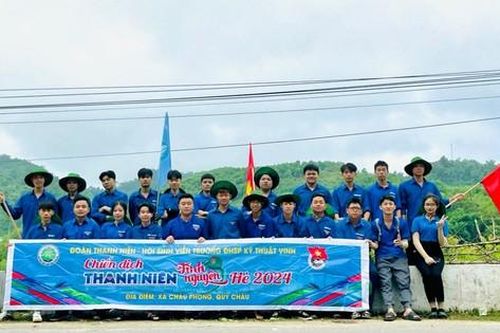 Sôi nổi các hoạt động chiến dịch sinh viên tình nguyện Mùa Hè xanh tại Nghệ An