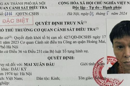 Truy nã đặc biệt 'ông trùm' đầy mình tiền án Mai Xuân Đấu