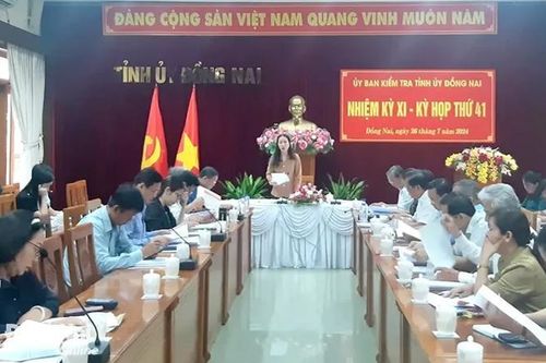Ủy ban Kiểm tra Tỉnh ủy Đồng Nai thông báo kỳ họp 40 và 41