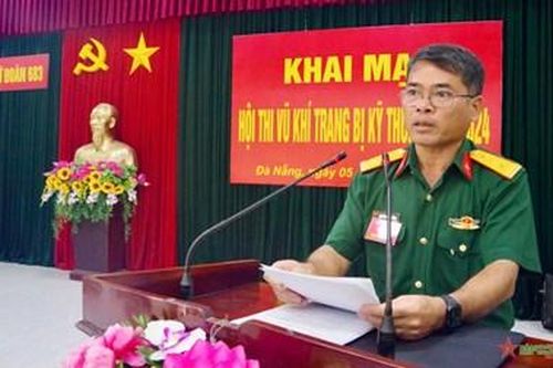 Lữ đoàn 683 khai mạc Hội thi vũ khí trang bị kỹ thuật năm 2024
