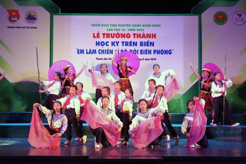 Trải nghiệm Học kỳ trên biển 'Em là chiến sĩ Bộ đội Biên phòng'