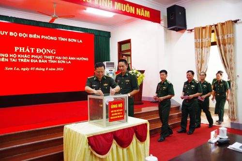 Vận động quyên góp, ủng hộ khắc phục thiệt hại do ảnh hưởng thiên tai trên địa bàn tỉnh Sơn La