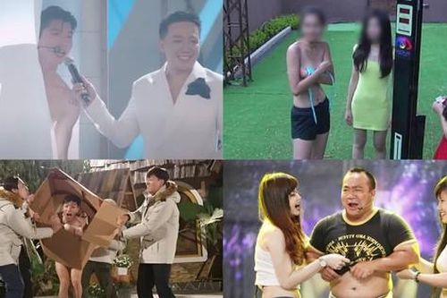 Lợi dụng người chơi trong gameshow khoe thân