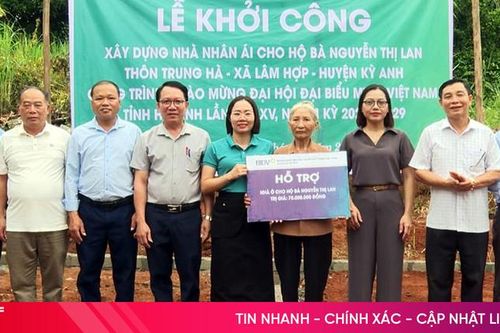 Hỗ trợ làm nhà ở cho hộ nghèo huyện Kỳ Anh