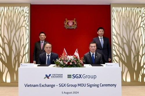 Ký biên bản ghi nhớ giữa sở giao dịch chứng khoán Singapore và Việt Nam