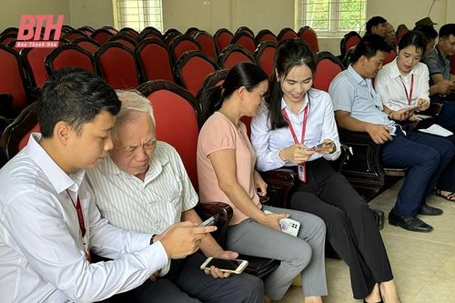 Agribank Triệu Sơn tích cực thực hiện chuyển đổi số
