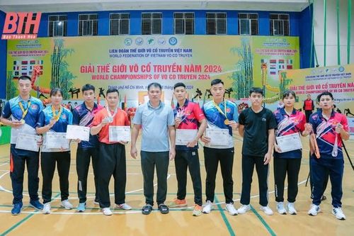VĐV Thanh Hóa giành 7 huy chương tại Giải vô địch thế giới Võ cổ truyền năm 2024