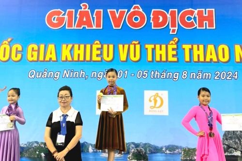 Gia Lai giành 2 huy chương đồng ở Giải Vô địch Khiêu vũ thể thao quốc gia