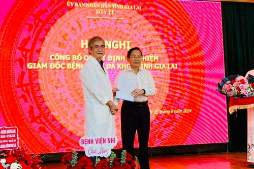 Tiến sĩ Nguyễn Đăng Bảo được bổ nhiệm làm Giám đốc Bệnh viện Đa khoa tỉnh Gia Lai