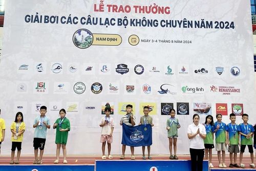 CLB Cá mập LS đoạt 8 huy chương tại Giải bơi các câu lạc bộ không chuyên toàn quốc năm 2024
