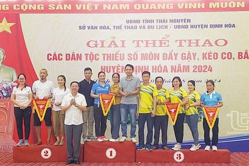 Định Hóa: 290 vận động viên tham gia Giải thể thao các dân tộc thiểu số