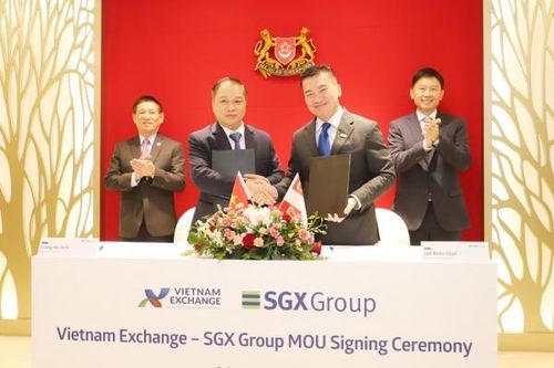 Sở Giao dịch chứng khoán Việt Nam và Sở Giao dịch chứng khoán Singapore ký Biên bản ghi nhớ nâng tầm hợp tác