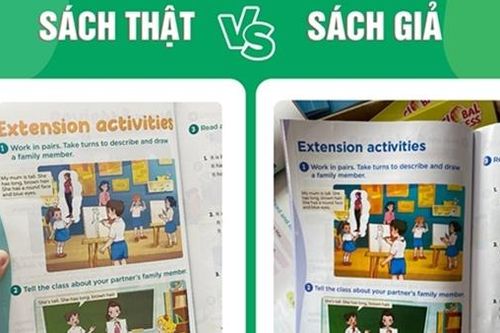 Cách phân biệt sách giáo khoa thật và giả